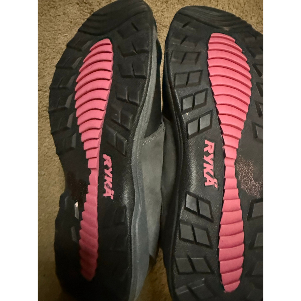 Women's Ryka Winter & Rain Boots Size 10 Gray with Pink Accents - Picture 5 of 7